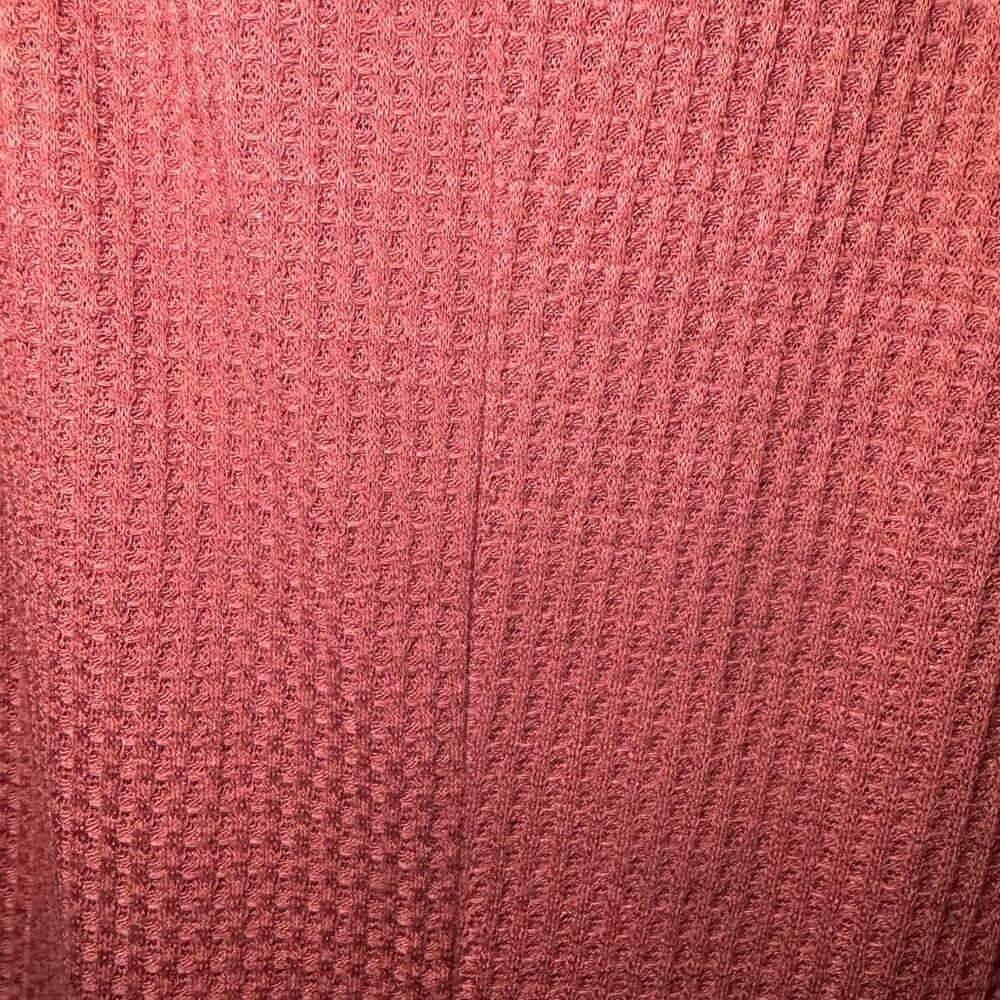 NEW Somedays Lovin Lost Lovers Burnt Pink Waffle Knit Romper — SMALL - Picture 6 of 6